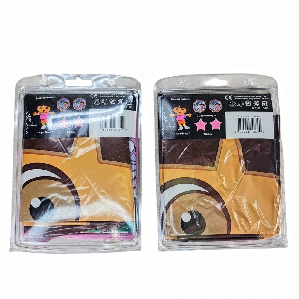 Dora The Explorer Foil Balloon Bouquet Birthday 5 Count Set of 2